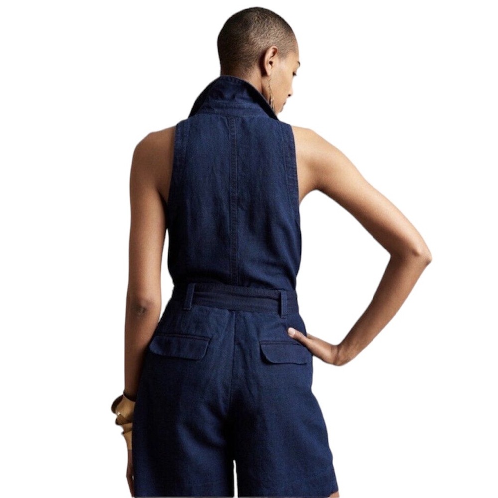 Banana Republic l Denim Camp Romper - Picture 2 of 12